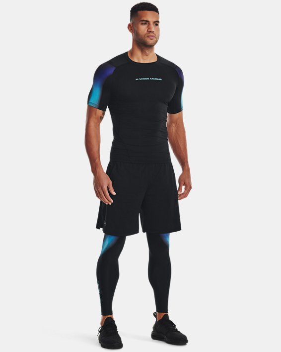 Men's HeatGear® Leggings, Black, pdpMainDesktop image number 2